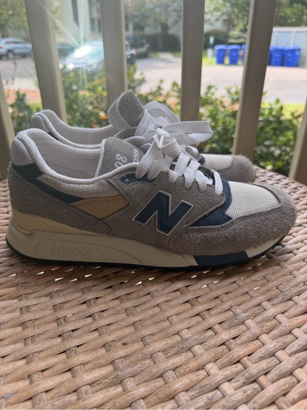 New Balance 998 Made in USA 'Grey/Navy Men’s 8.5